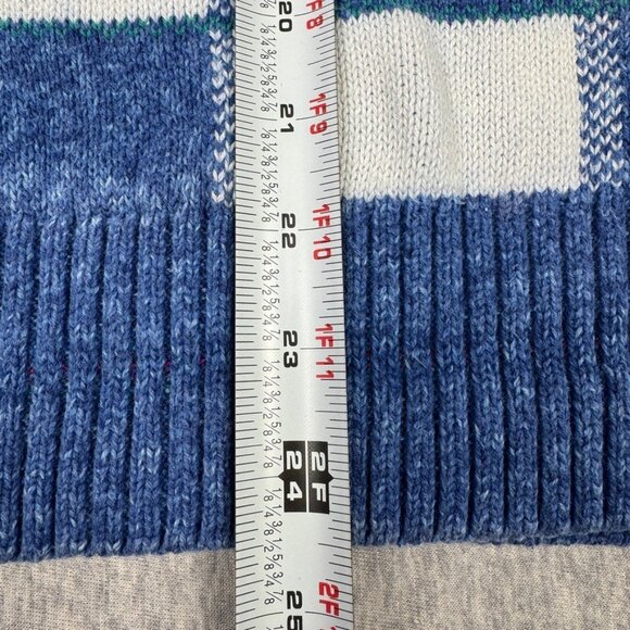 Vtg Colours by Alexander Julian 3D Square Mens XL Cable Knit Sweater Biggie USA - Picture 5 of 12